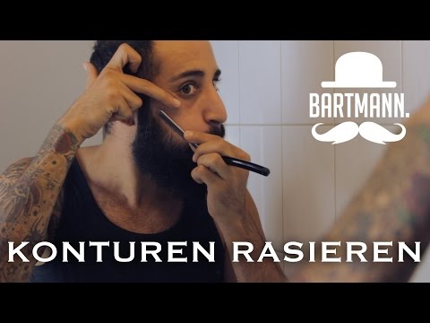 Youtube: Konturen rasieren & trimmen | How-To by BARTMANN