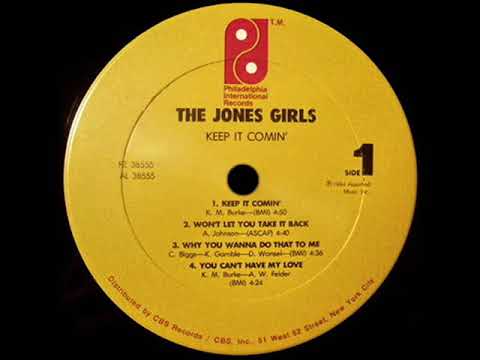 Youtube: Jones Girls - Keep It Comin' (Dj ''S'' Rework)