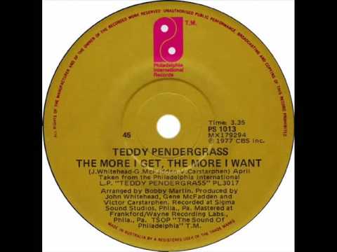 Youtube: Teddy Pendergrass - The More I Get The More I Want (Dj ''S'' Rework)