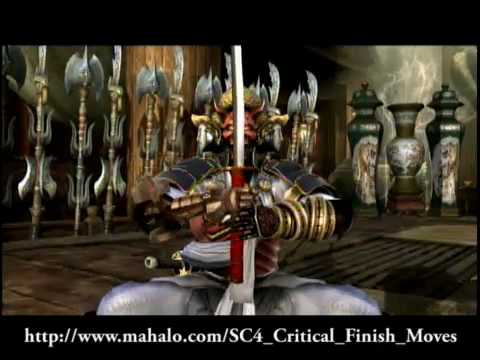 Youtube: Soul Calibur 4 - All Character Critical Finishes