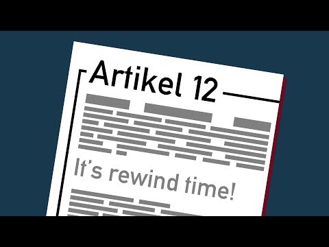Youtube: Artikel 12 und Zeitreisen in langsam