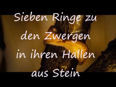 Youtube: Blind Guradian The Lord of the Rings - German Lyrics