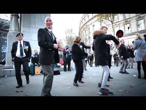 Youtube: Play That Funky Music Senior Citizens Dancing - Remembrance Day London funny video