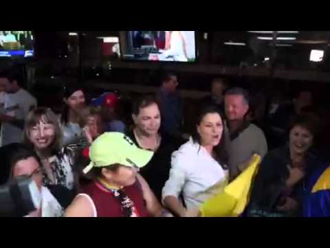 Youtube: Miami Venezuelans celebrate Chavez death