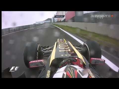 Youtube: Kimi Raikkonen going off the track Brazilian GP 2012