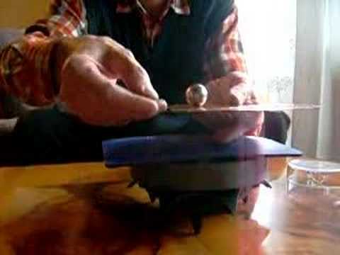 Youtube: Levitating magnetic Sphere; Schwebende Magnet Kugel