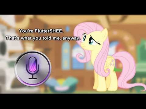 Youtube: Fluttershy and Siri have a Conversation 🍉