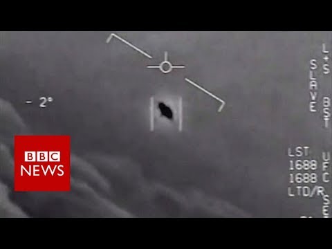 Youtube: UFO spotted by US fighter jet pilots, new footage reveals - BBC News