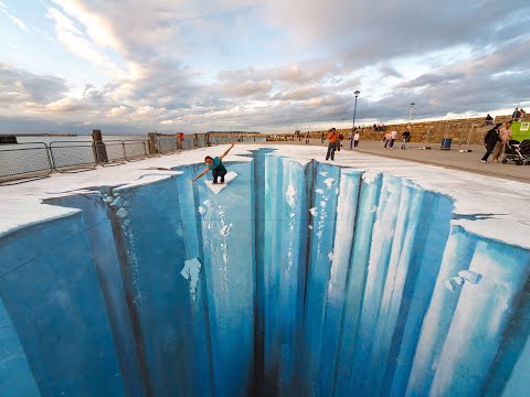 Youtube: The Crevasse - Making of 3D Street Art