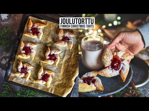Youtube: Joulutorttu - Traditional Finnish ChristmasTarts (Tahtitorttu) - Easy Christmas Recipe