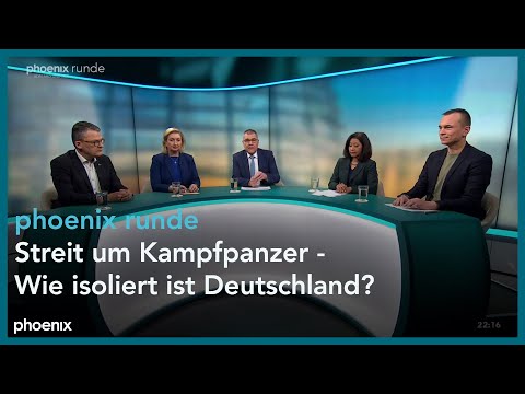 Youtube: #phoenixrunde: Streit um Kampfpanzer - Wie isoliert ist Deutschland?