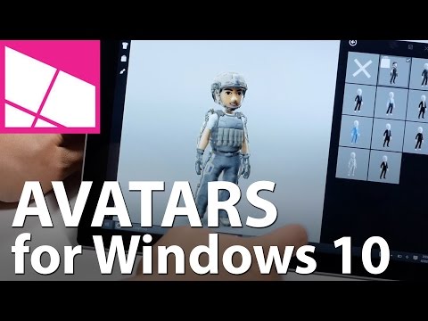 Youtube: Xbox Avatars on Windows 10 Preview