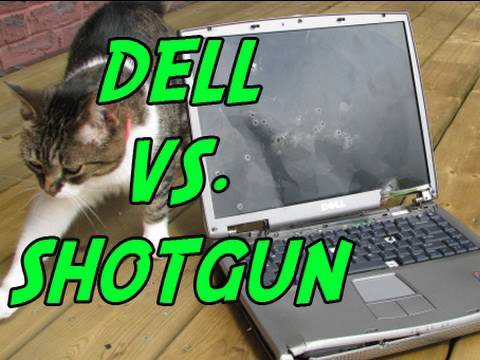 Youtube: Shooting My Laptop With A Shotgun