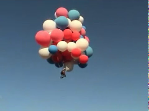 Youtube: Helium balloon cluster Launch - Pilot John Ninomiya