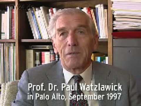 Youtube: Wahrheit und Wirklichkeit - Paul Watzlawick