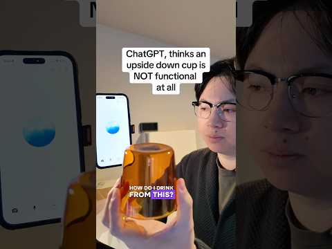Youtube: #chatgpt thinks you should throw away all your upside down cups