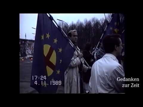 Youtube: Couldenhove-Kalergi Plan, Bizarrer Aufzug 5 Tage vor Mauerfall