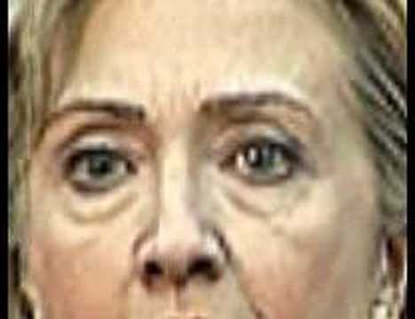 Youtube: Hillary Clinton with Reptilian Eyes