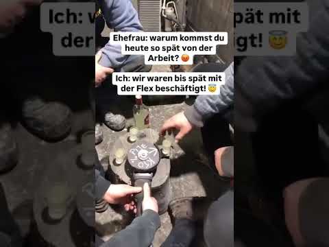 Youtube: Manchmal kommt man halt nicht von der Arbeit weg 🤷🏼‍♂️ #dorfkind #bier #humor #arbeit