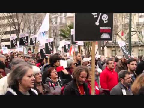 Youtube: Grândola vila morena - Lissabon, März 2013