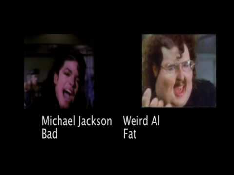 Youtube: Michael Jackson- Bad vs. Weird Al- Fat