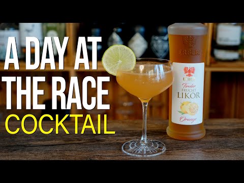 Youtube: A DAY AT THE RACE #Cocktail mit Orangenlikör & Weinbrand 🍹