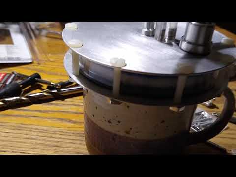 Youtube: Stirling Engine. Teflon bolts.