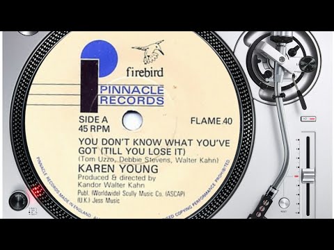 Youtube: KAREN YOUNG - YOU DON'T KNOW WHAT YOU'VE GOT TILL YOU LOSE IT #funk #oldschool #soul #killer #music