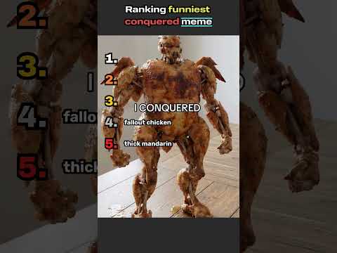 Youtube: RANKING FUNNIEST conquered meme #viral #funny #conqueror
