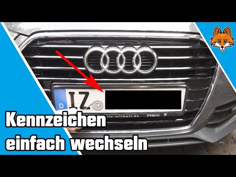 Youtube: Kennzeichen wechseln - So kannst du dein Nummernschild einfach abbauen 🚗