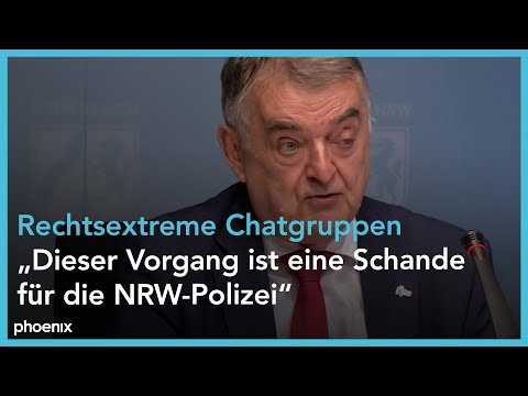 Youtube: Herbert Reul zu Rechtsextremismus in der Polizei von NRW am 16.09.20
