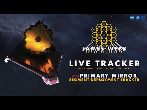 Youtube: NEW! Mirror Segment Deployment Tracker - James Webb Space Telescope