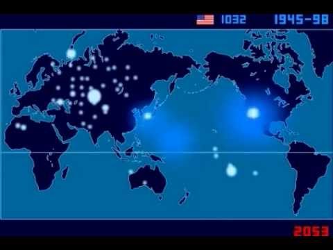 Youtube: Atomwaffenversuche von 1945 bis 1998 im Zeitraffer dargestellt