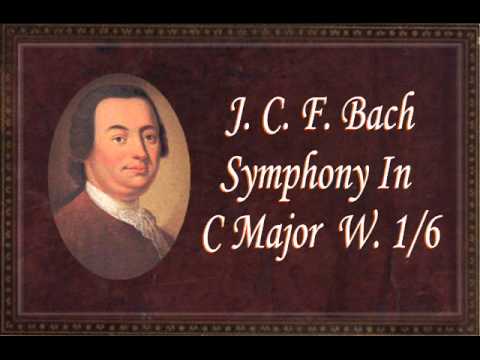 Youtube: J.C.F. Bach - Symphony In C Major W.1/6