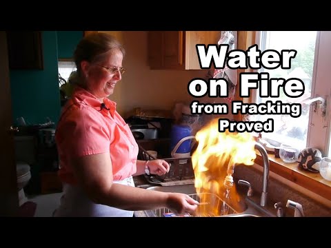 Youtube: Water On Fire from Fracking Gas Drilling