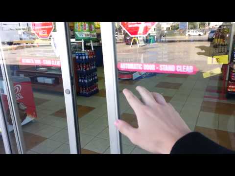 Youtube: PUSHING AN AUTOMATIC DOOR!!