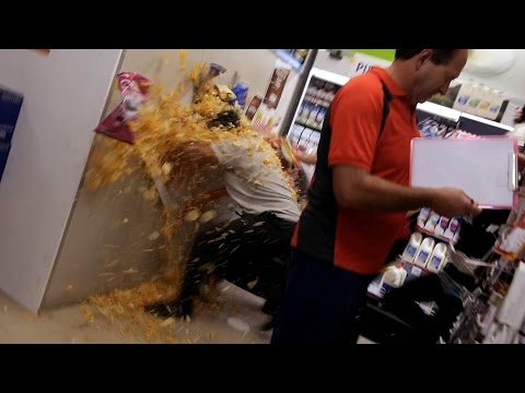 Youtube: Supermarket Food Fight!!