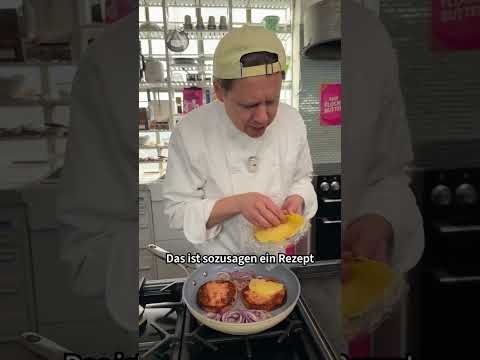 Youtube: Unsere Pfannen sind wieder da! Gönnt euch eine und das passende Rezept dazu auch: Leberkäse-Stulle