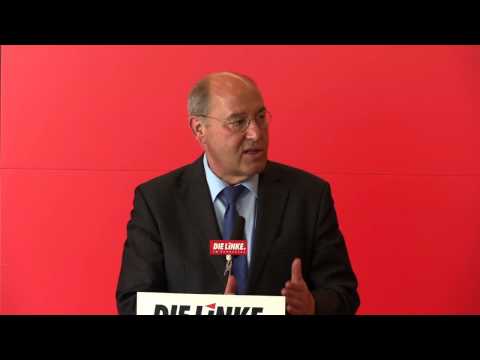 Youtube: Gregor Gysi, DIE LINKE: Den europäischen Crash verhindern