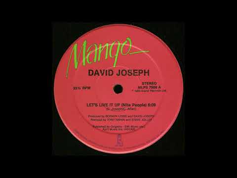 Youtube: DAVID JOSEPH - Let´s live it up