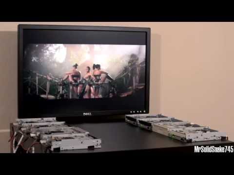 Youtube: Nicki Minaj - Anaconda on Eight Floppy Drives