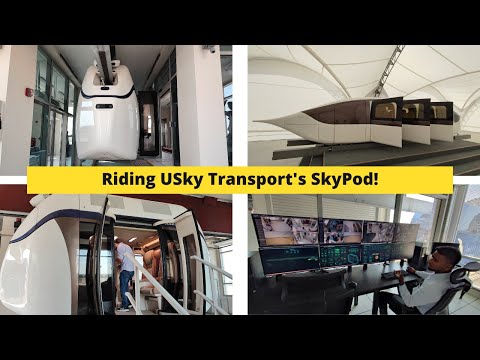 Youtube: Riding the USky Transport's Sky Pod in Sharjah, UAE