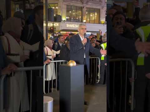 Youtube: Mayor of London Sadiq Khan switches on Ramadan Lights in the Leicester Square