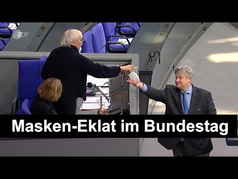 Youtube: Masken-Eklat im Bundestag | AfD-Politiker Thomas Seitz ist mit Claudia Roth aneinander geraten