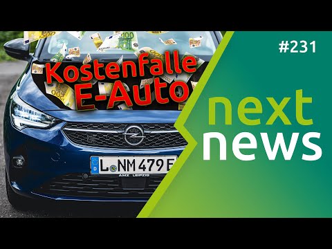 Youtube: nextnews: Defekte bei Tesla & Opel, "wartungsarme" E-Autos, VW geht aufs Ganze, Mustang neuer Akku