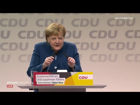 Youtube: Angela Merkels letzte Rede als CDU-Parteivorsitzende am 07.12.18