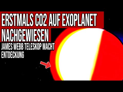 Youtube: Erstmals Kohlendioxid CO2 auf Exoplanet nachgewiesen - James Webb Teleskop untersucht Planeten