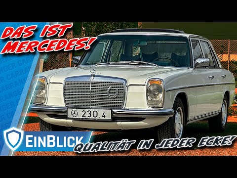Youtube: BESTES AUTO seiner Zeit! Mercedes 230.4/8 W115 - Der Strich 8 bringt ALLE Tugenden mit