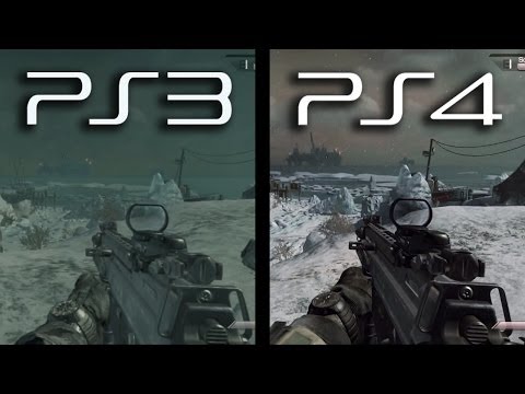 Youtube: Ghosts: PS3 vs. PS4 Gameplay Comparison (Current Next Gen Graphics New Playstation 4 1080p HD)