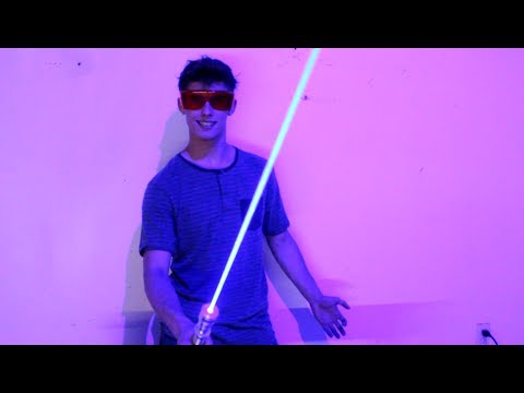Youtube: My Homemade 6W Laser Sword!!!